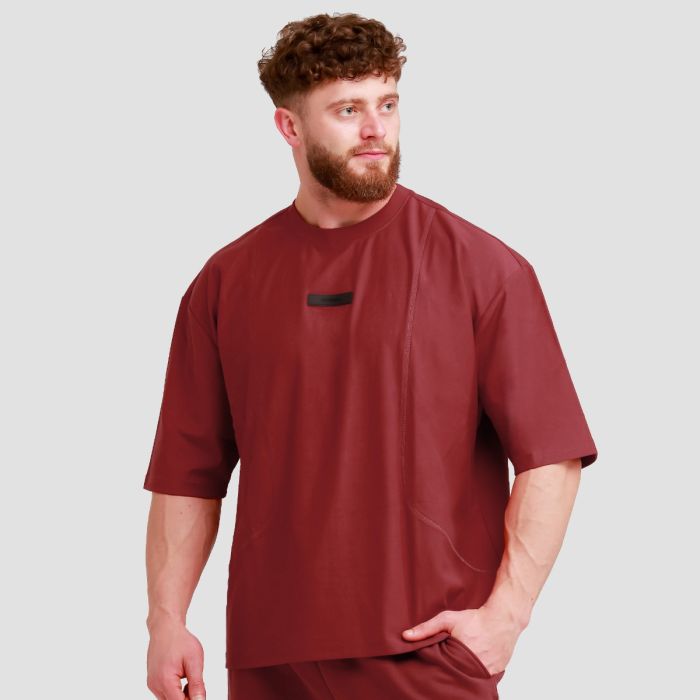 Unstoppable Oversized T-Shirt Red- GymBeam L