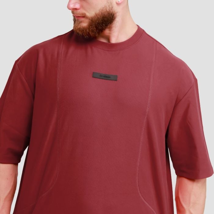 Unstoppable Oversized T-Shirt Red- GymBeam L