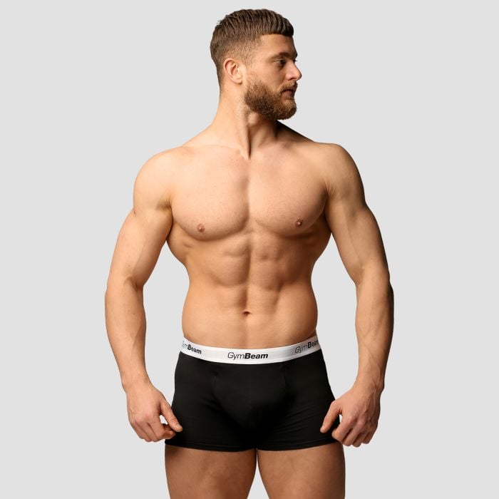 Ανδρικά Μπόξερ Essentials 3Pack Black – GymBeam XL