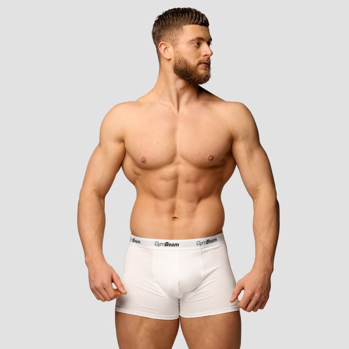 Boxer briefs Essentials 3Pack White - GymBeam L