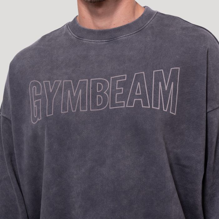 Persistence Sweatshirt Washed Gray - GymBeam XXL