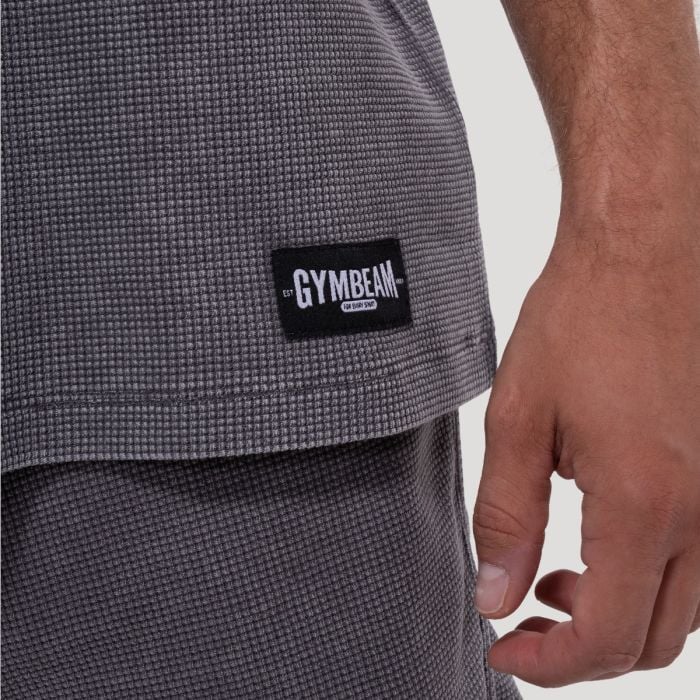 Persistence T-shirt Washed Gray - GymBeam L