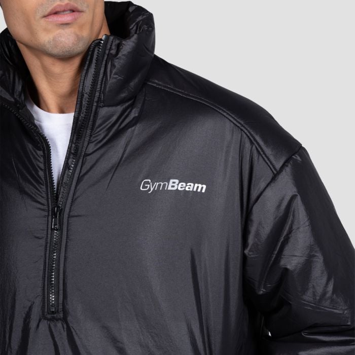 Prime 1/2 Zip Jacket Black - GymBeam XXL