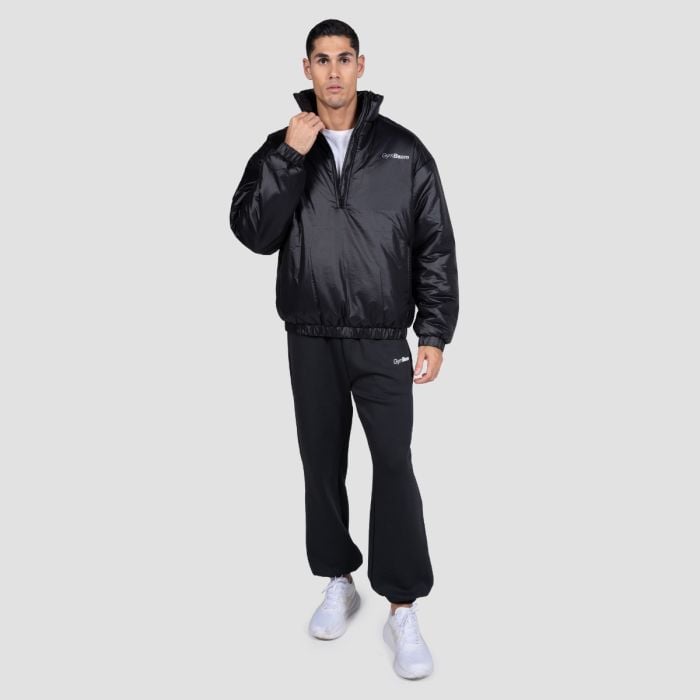 Prime 1/2 Zip Jacket Black - GymBeam XXL