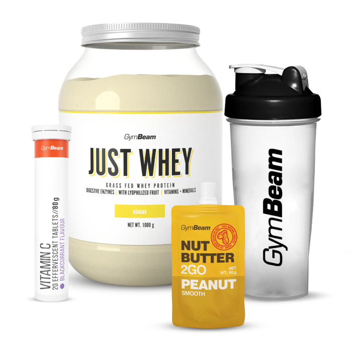 Just Whey Grass-Fed Πρωτεΐνη  – GymBeam 1000 g - Μιλκσεικ Σοκολάτας  - 00