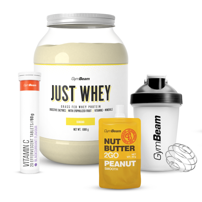 Just Whey Grass-Fed Πρωτεΐνη  – GymBeam 1000 g - Μιλκσεικ Σοκολάτας  - 00
