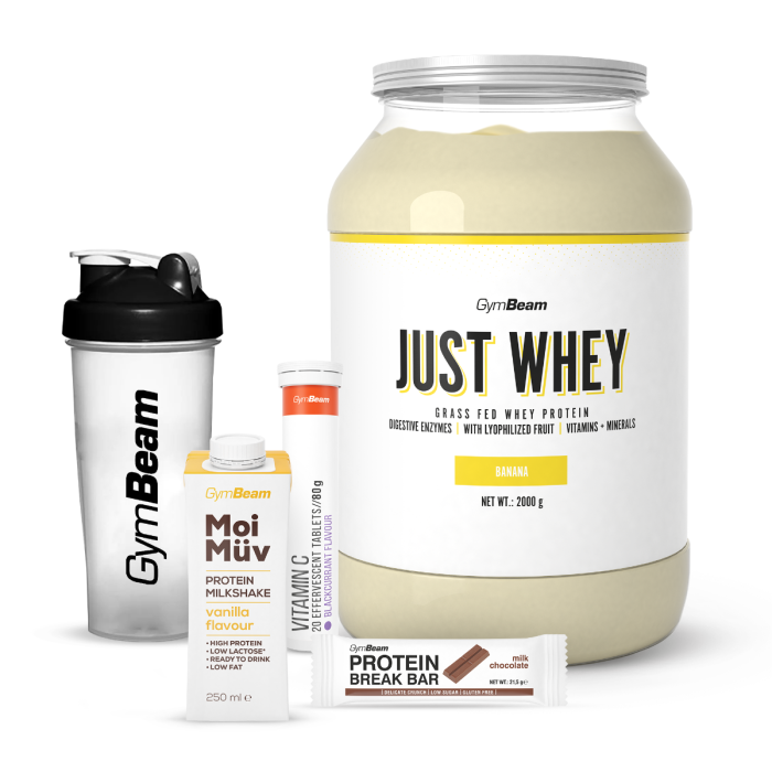 Just Whey Grass-Fed Πρωτεΐνη  – GymBeam 1000 g - Μιλκσεικ Σοκολάτας  - 00