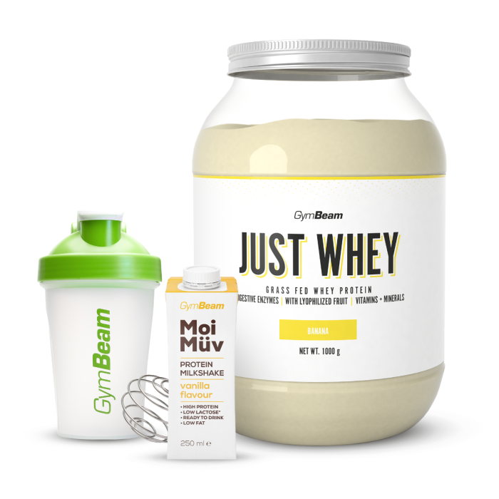 Just Whey Grass-Fed Πρωτεΐνη  – GymBeam 1000 g - Μιλκσεικ Σοκολάτας  - 00