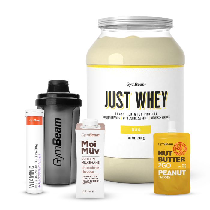 Just Whey Grass-Fed Πρωτεΐνη  – GymBeam 1000 g - Μιλκσεικ Σοκολάτας  - 00