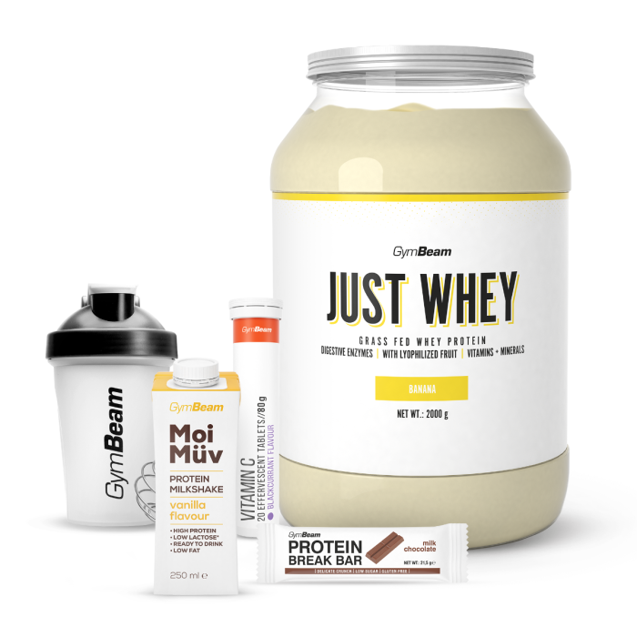 Just Whey Grass-Fed Πρωτεΐνη  – GymBeam 1000 g - Μιλκσεικ Σοκολάτας  - 00