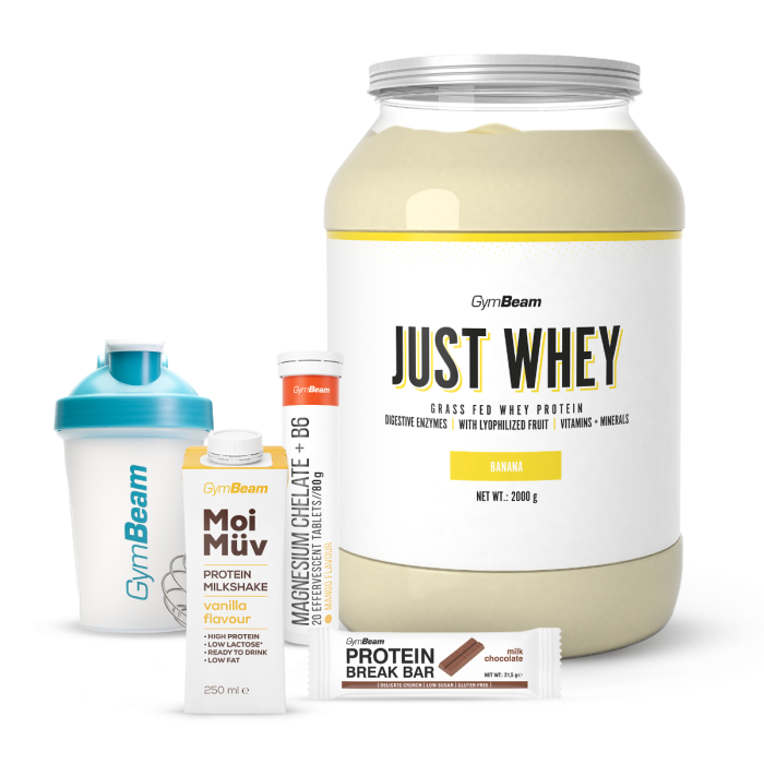 Just Whey Grass-Fed Πρωτεΐνη  – GymBeam 1000 g - Μιλκσεικ Σοκολάτας  - 00