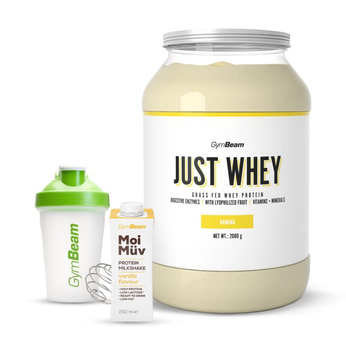Just Whey Grass-Fed Πρωτεΐνη  – GymBeam 1000 g - Μιλκσεικ Σοκολάτας  - 00