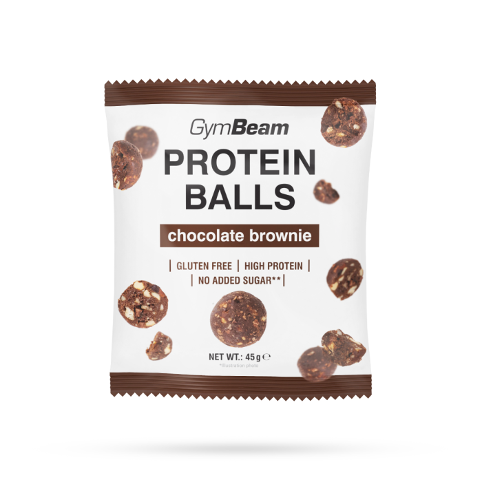 Protein Balls - GymBeam 45 g - brownie σοκολάτας