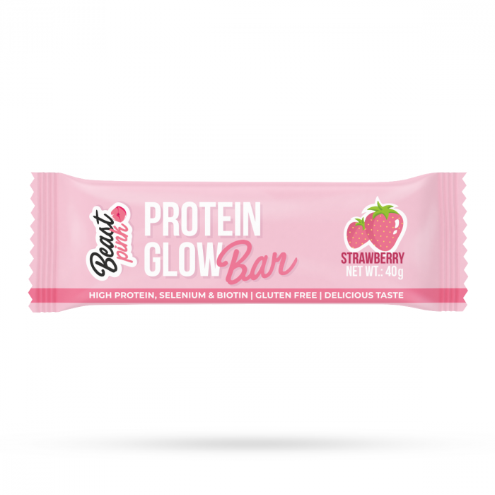 Protein GlowBar - BeastPink 40 g - Φράουλα