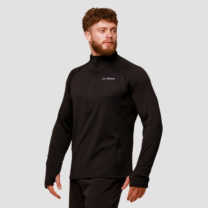 Pulse 1/2 Zip Running Φούτερ Vetiver - GymBeam XXL