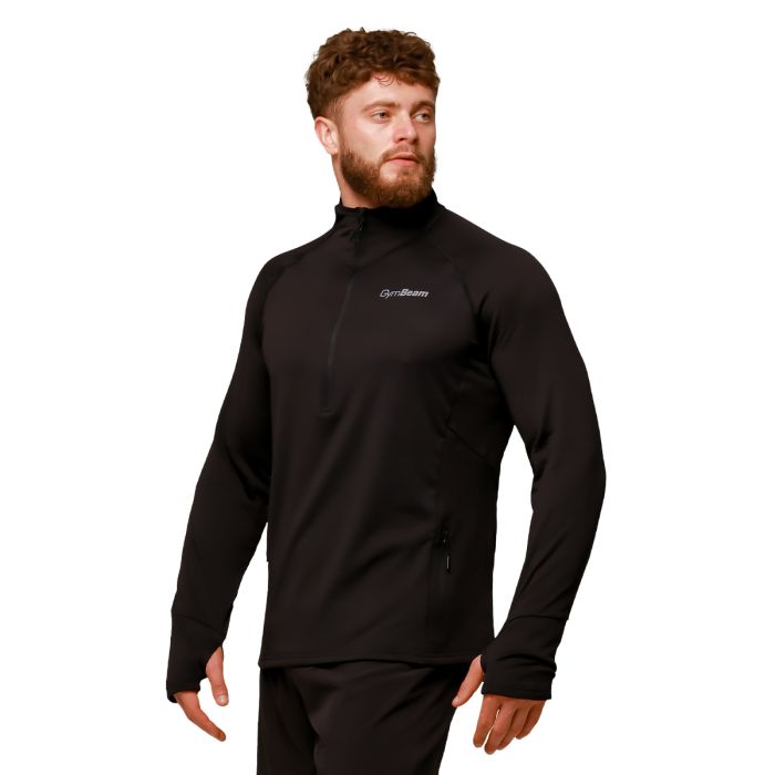 Pulse 1/2 Zip Running Φούτερ Vetiver - GymBeam XXL