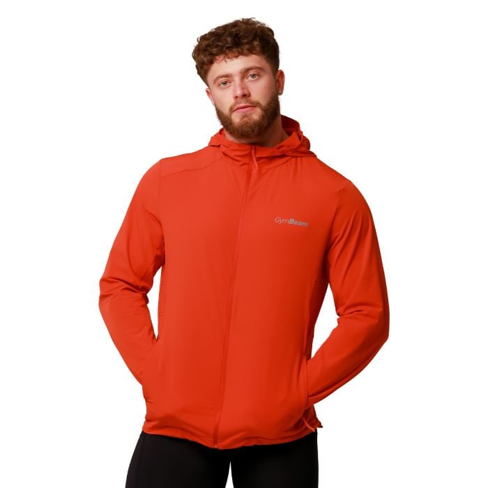 Pulse Running Jacket Orange - GymBeam L