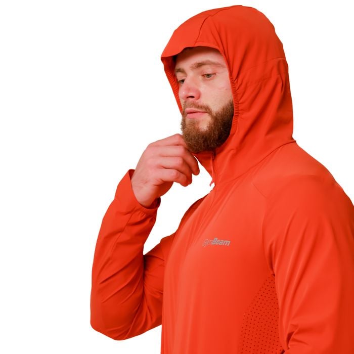 Pulse Running Jacket Orange - GymBeam L