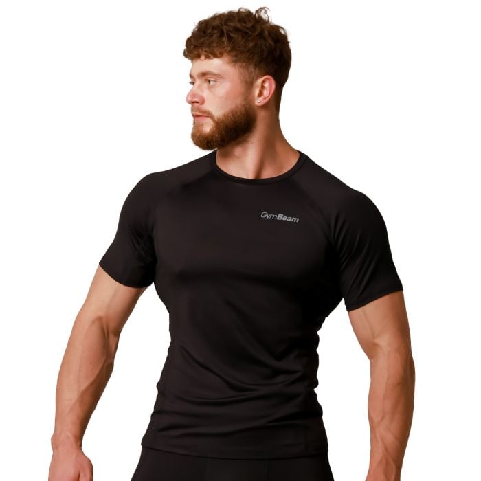 Pulse Running T-Shirt Black - GymBeam M