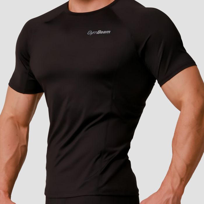 Pulse Running T-Shirt Black - GymBeam M