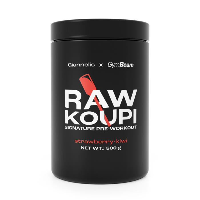 RAW KOUPI  - GymBeam 500 g - Φράουλα - Ακτινίδιο