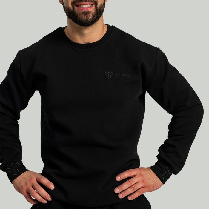 Relaxed Sweatshirt Black - STRIX XL