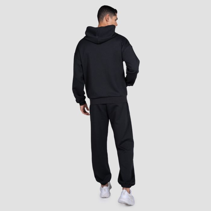 Relay Zip Hoodie Black - GymBeam L