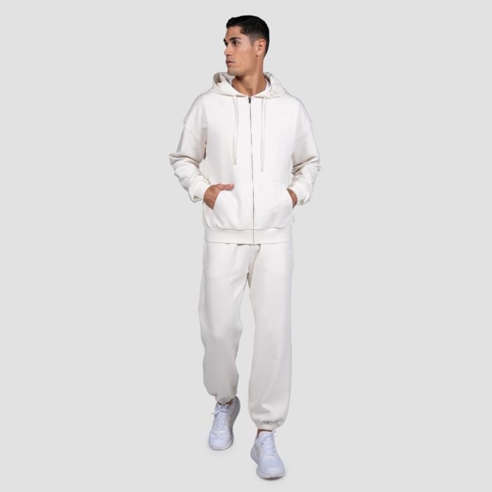 Relay Zip Hoodie Pearl - GymBeam L