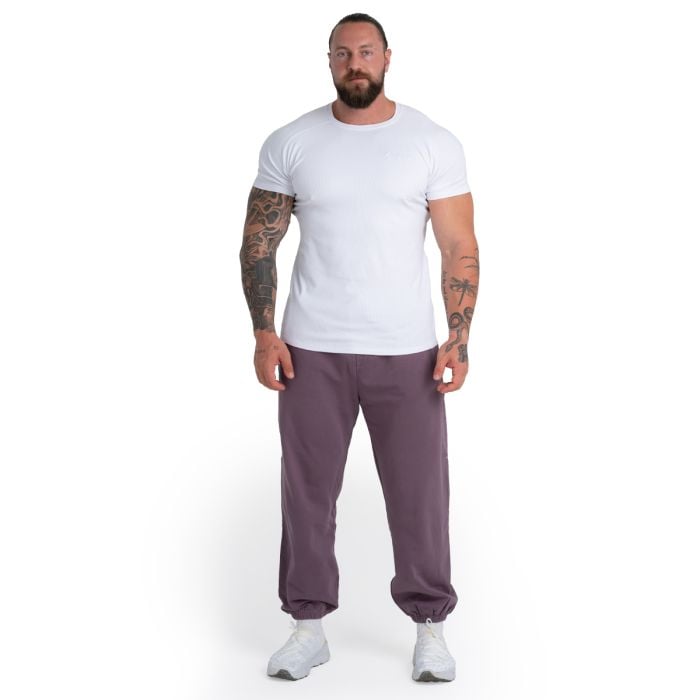 Ribbed Tee White- STRIX L