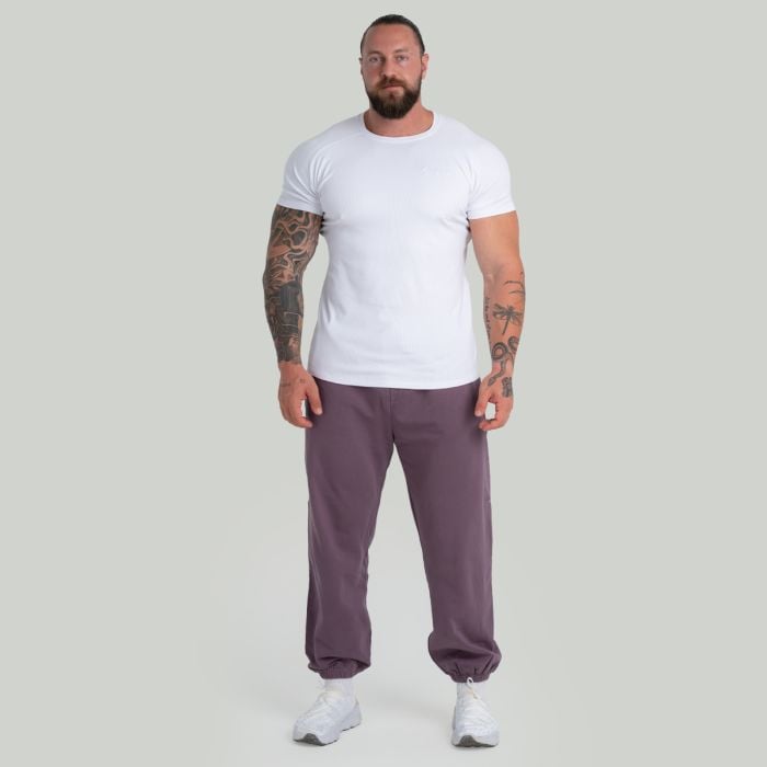 Ribbed Tee White- STRIX L