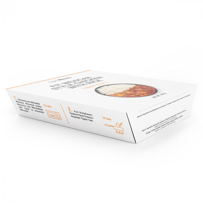 FIT Ready to Eat Κοτόπουλο με ρύζι μεξικάνικου τύπου - GymBeam 420 g