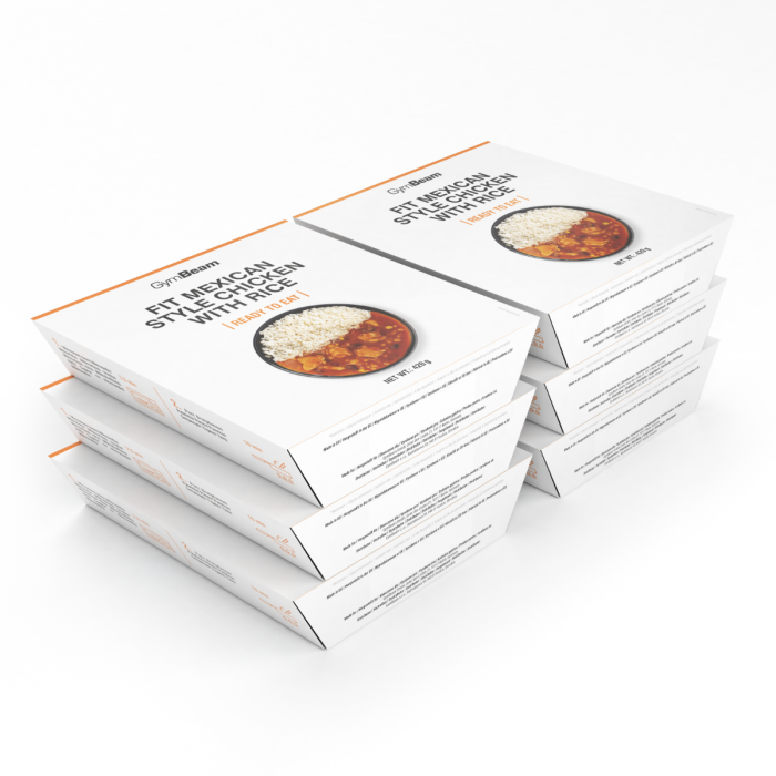 FIT Ready to Eat Κοτόπουλο με ρύζι μεξικάνικου τύπου - GymBeam 420 g