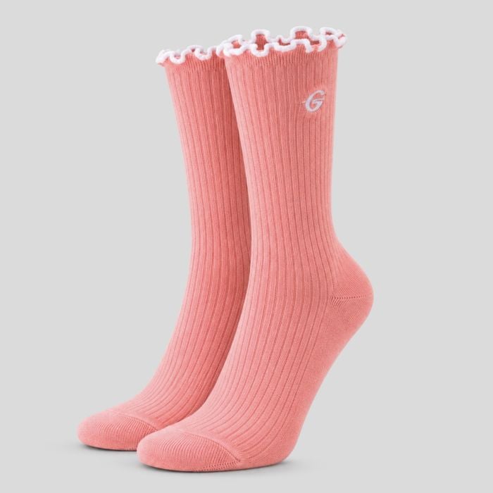 Ponožky Ruffle 3Pack Pink- GymBeam M