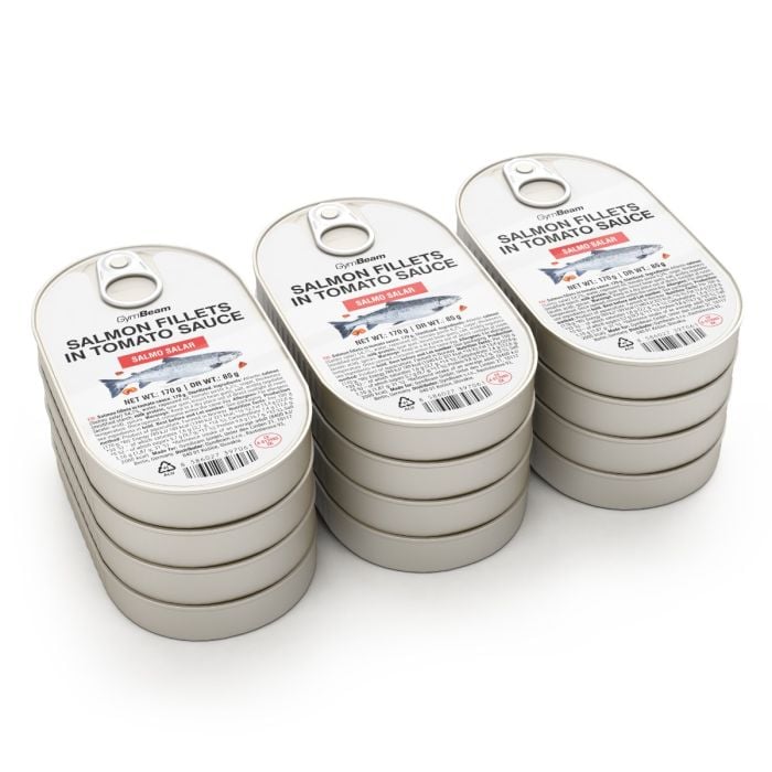 Φιλέτα σολομού σε σάλτσα ντομάτας - GymBeam 170 g
