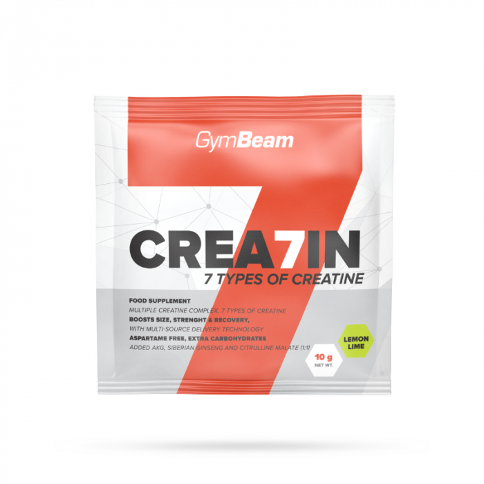 Δείγμα Crea7in  - GymBeam 10 g - Λεμόνι - Λαιμ