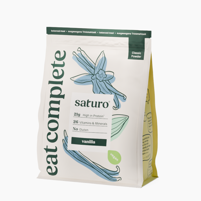 Vegan Meal Replacement  - SATURO 1430 g - Βανίλια