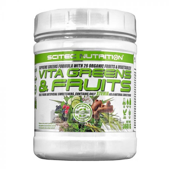 Vita Greens & Fruits with Stevia 360 g Scitec Nutrition