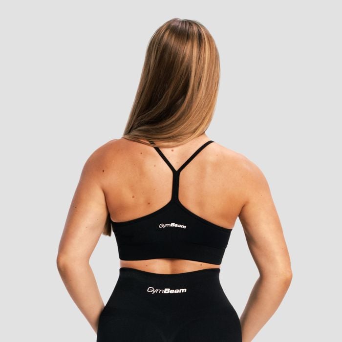 Αθλητικό Μπουστάκι Sculpt Seamless Black - GymBeam S