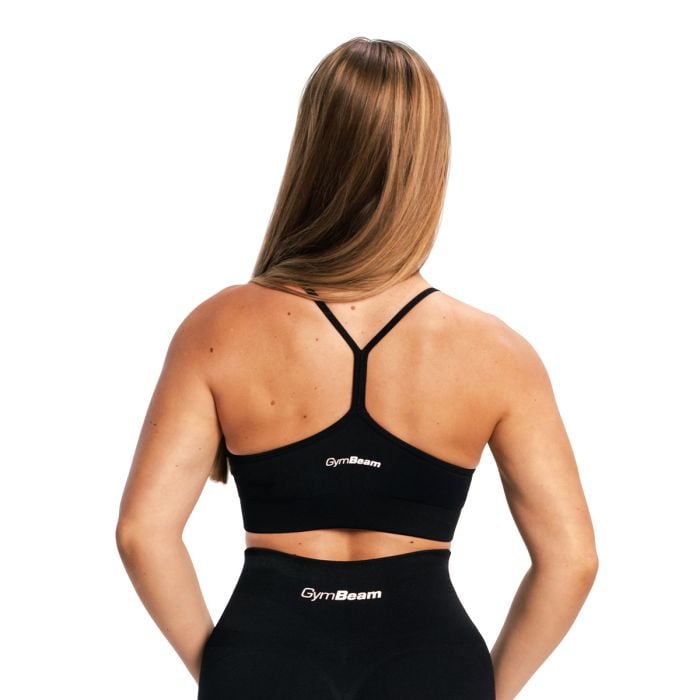 Αθλητικό Μπουστάκι Sculpt Seamless Black - GymBeam S