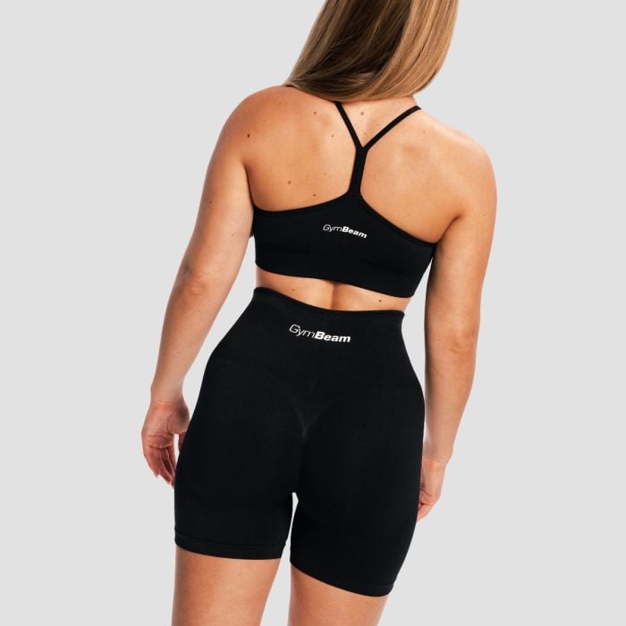 Αθλητικό Μπουστάκι Sculpt Seamless Black - GymBeam S
