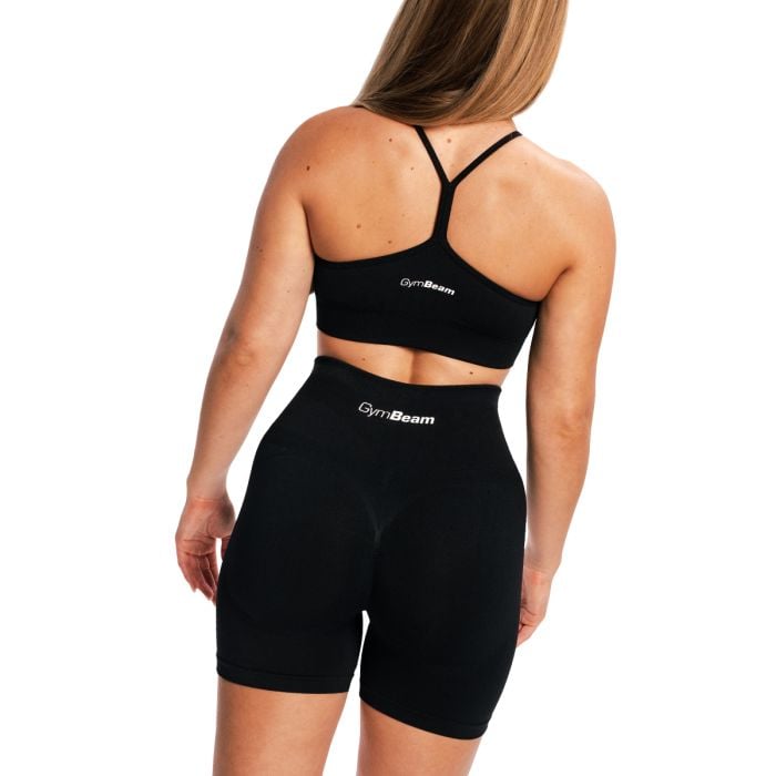 Αθλητικό Μπουστάκι Sculpt Seamless Black - GymBeam S