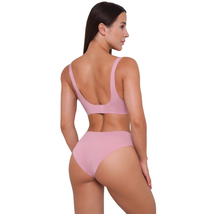 Εσώρουχο χωρίς ραφές Classic 3Pack Dusty Rose - GymBeam XXL