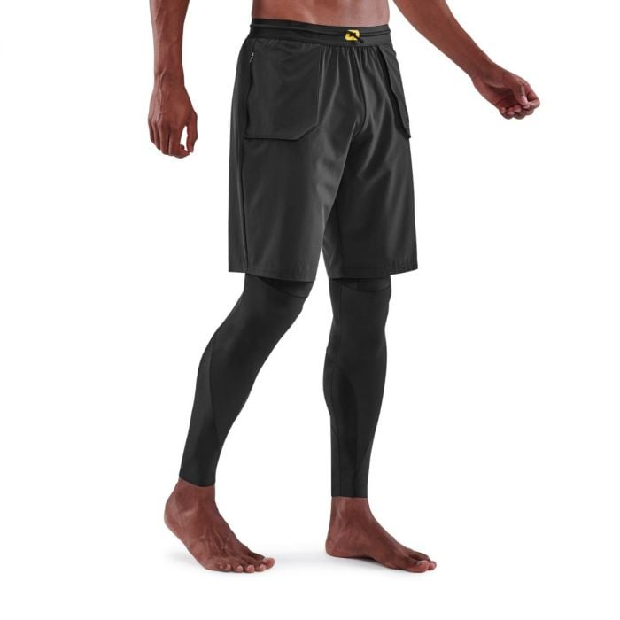 Κολά συμπίεσης Series-5 Travel and Recovery Black - SKINS XXL