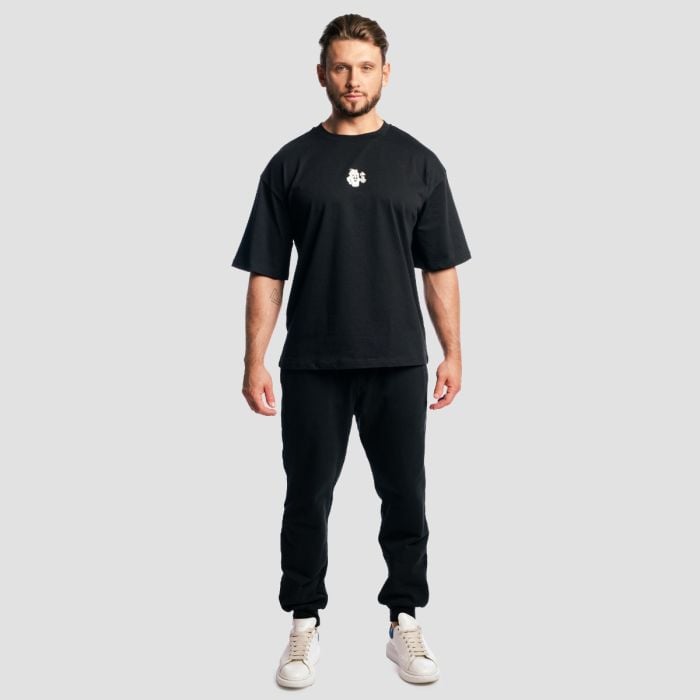 T-Shirt Boxy Shaker Black - GymBeam L