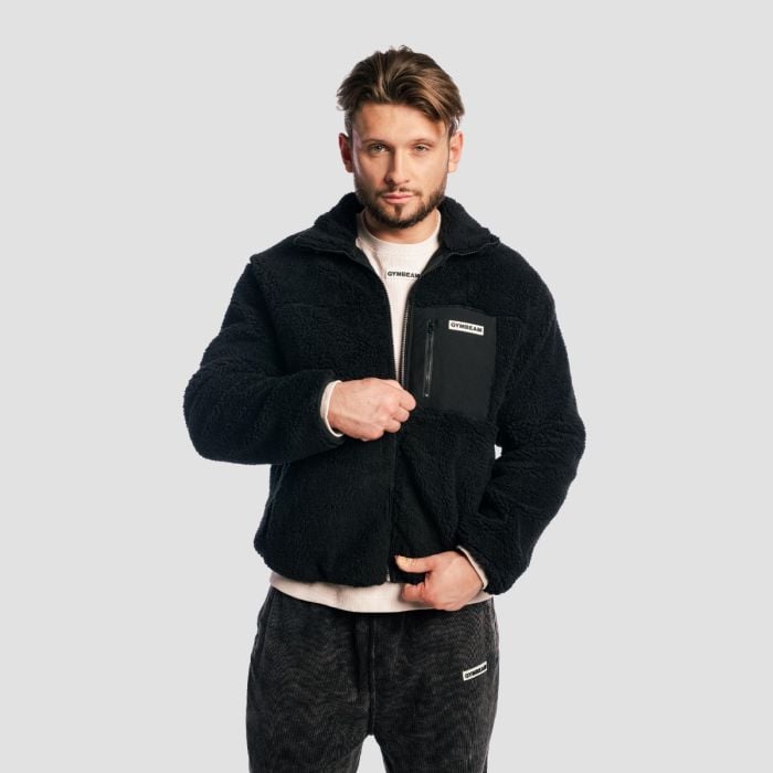 Μπουφάν Sherpa Black - GymBeam XL