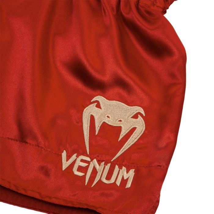 Muay Thai Shorts Classic Red/Gold - Venum XXL