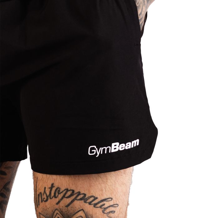Σορτς TRN Black - GymBeam L