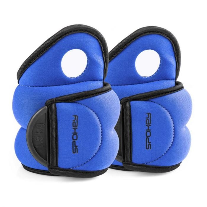 Wrist and Ankle weights COM FORM IV 2 x 1.5kg Blue - Spokey 