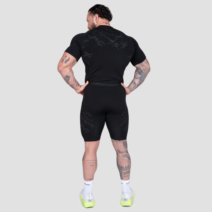 Static Seamless Shorts Black - GymBeam XL