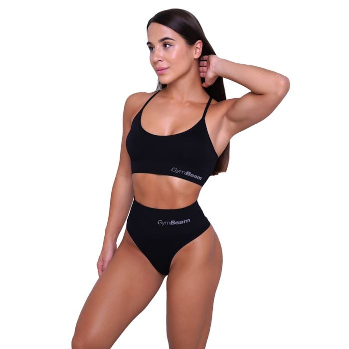 String Bralette Black - GymBeam M